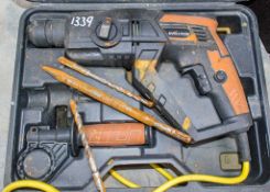 Evolution 110v SDS hammer drill c/w carry case