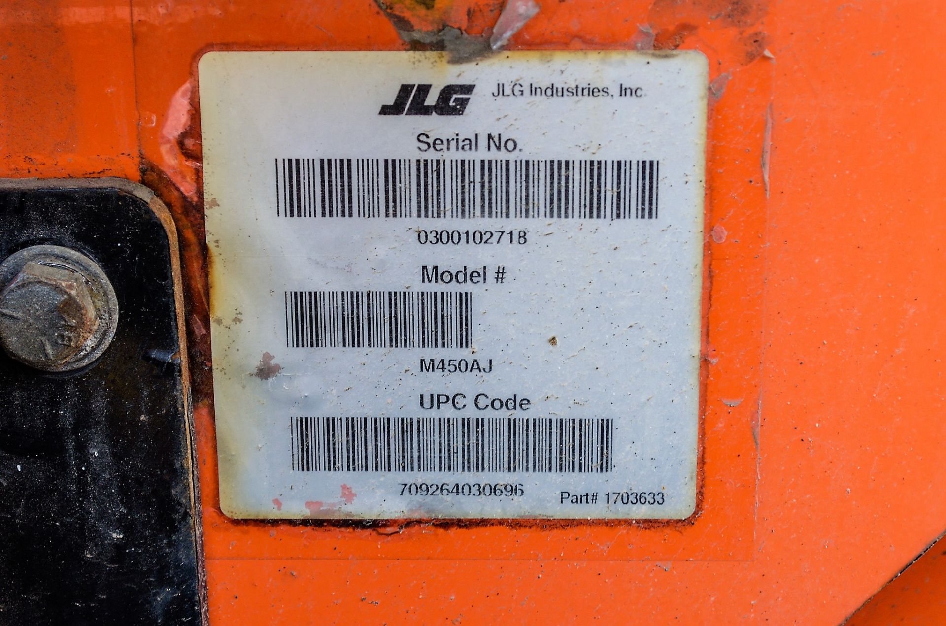 JLG M450AJ battery electric articulated boom access platform Year : 2006 S/N: 2718 c/w generator - Image 18 of 19