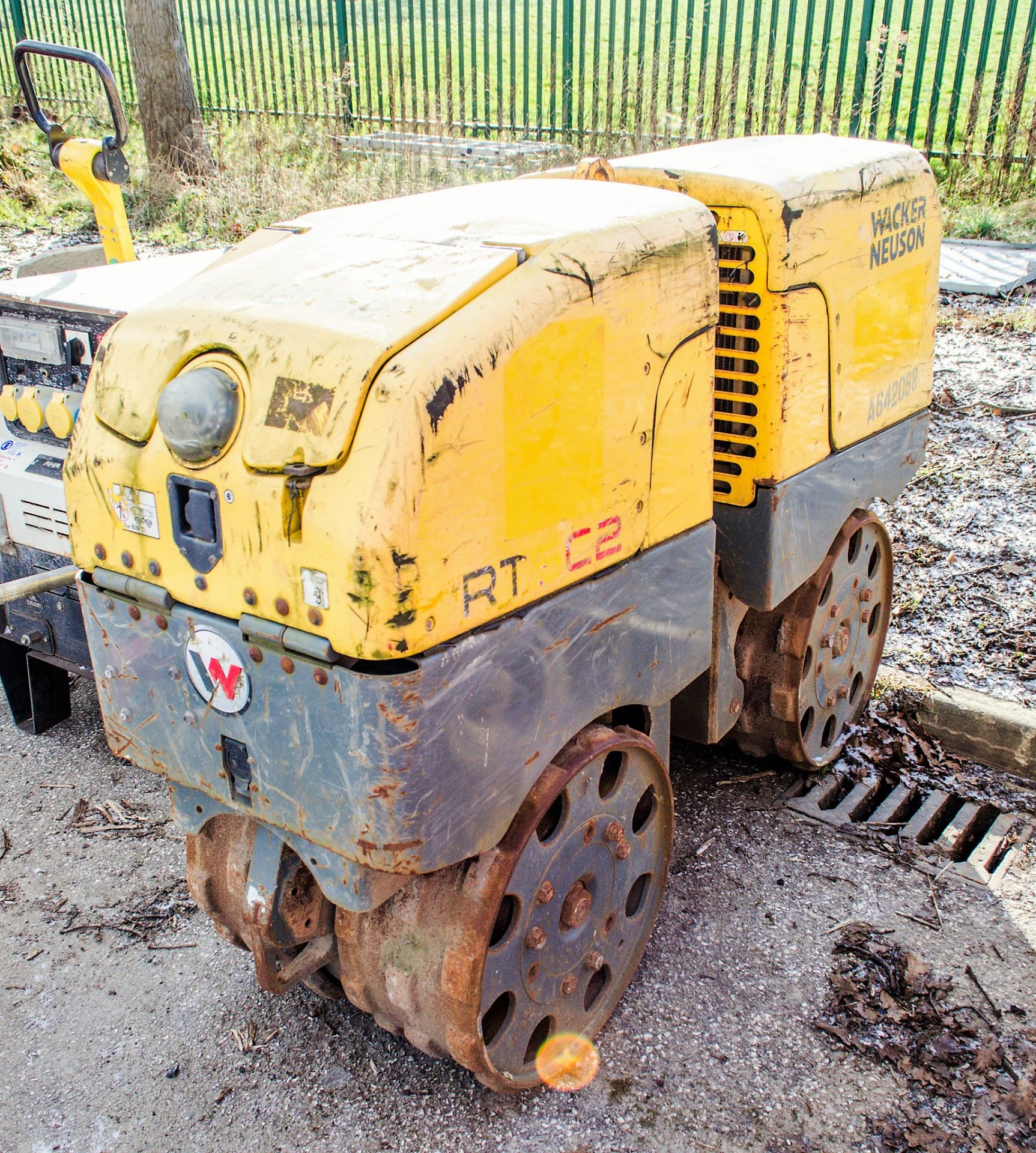 Wacker Neuson RTXSC2 double drum trench rollers c/w remote control Year: 2014 A642068