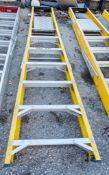 7 tread glass fibre framed step ladder