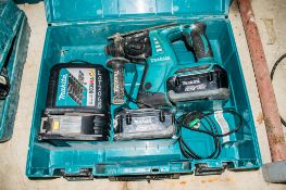 Makita BHR262 36v SDS rotary hammer drill c/w 2 batteries, charger & carry case A762934