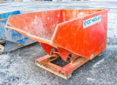 Conquip fork lift tipping skip