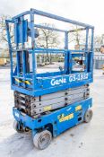 Genie GS1932 battery electric scissor lift access platform Year: 2015 S/N: 143484 Recorded Hours: