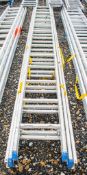Zarges 3 stage extending aluminium ladder 33470751