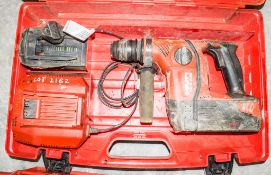 Hilti TE6-A36 36v cordless SDS rotary hammer drill c/w charger, 2 - batteries & carry case A739679