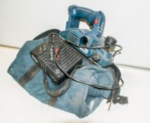 Bosch GHO 18v cordless power planer c/w charger, battery & carry case