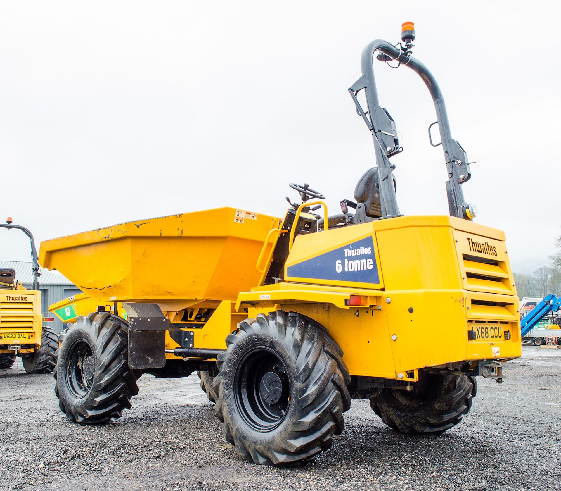 Thwaites 6 tonne swivel skip dumper Year: 2018 S/N: 3E3950 Recorded Hours: 705 - Image 3 of 21