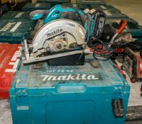 Makita DSS611 18v cordless circular saw c/w charger, battery & carry case
