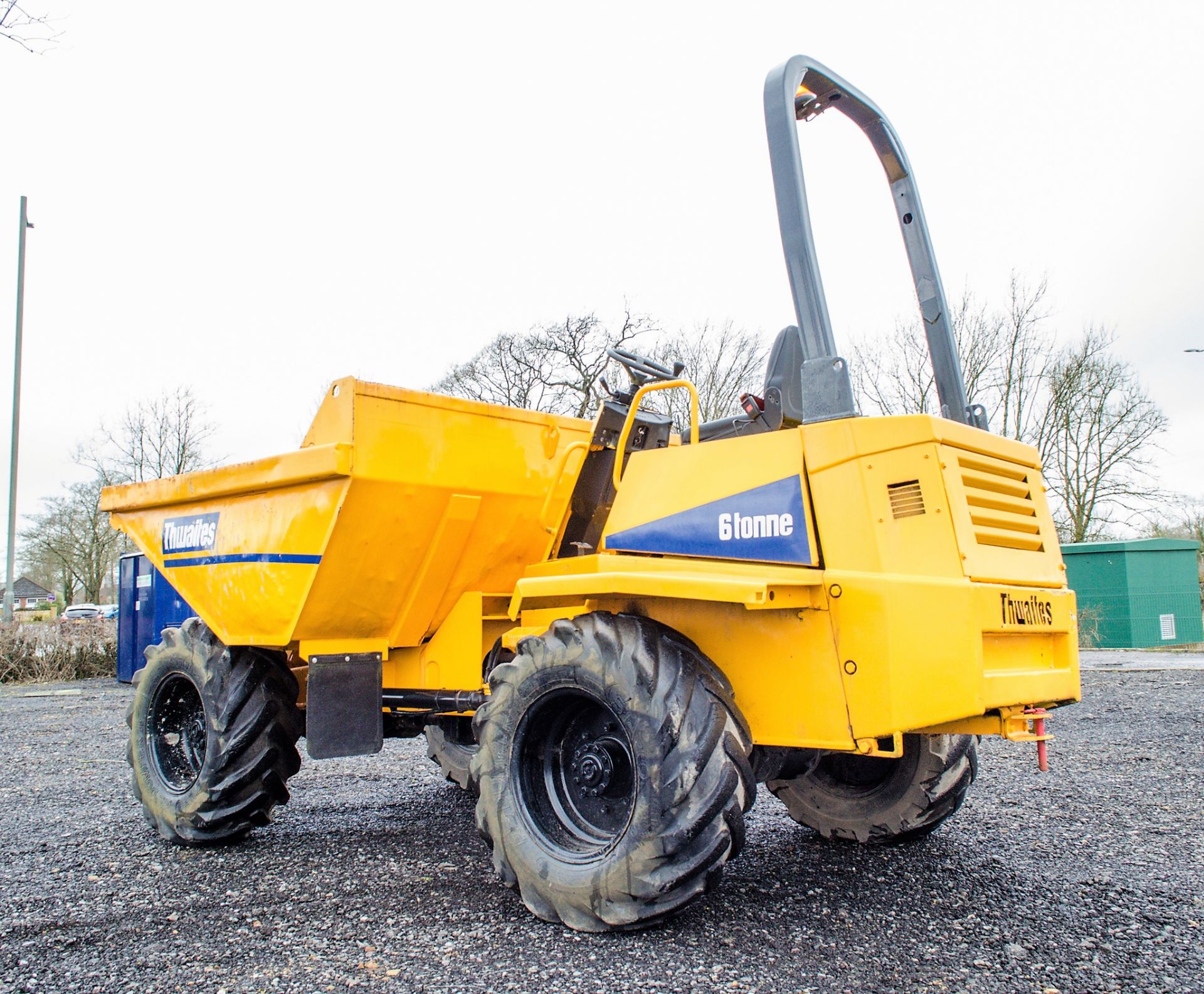 Thwaites 6 tonne straight skip dumper Year: 2003 S/N: 3.A2136 Recorded Hours: 4649 - Image 4 of 20