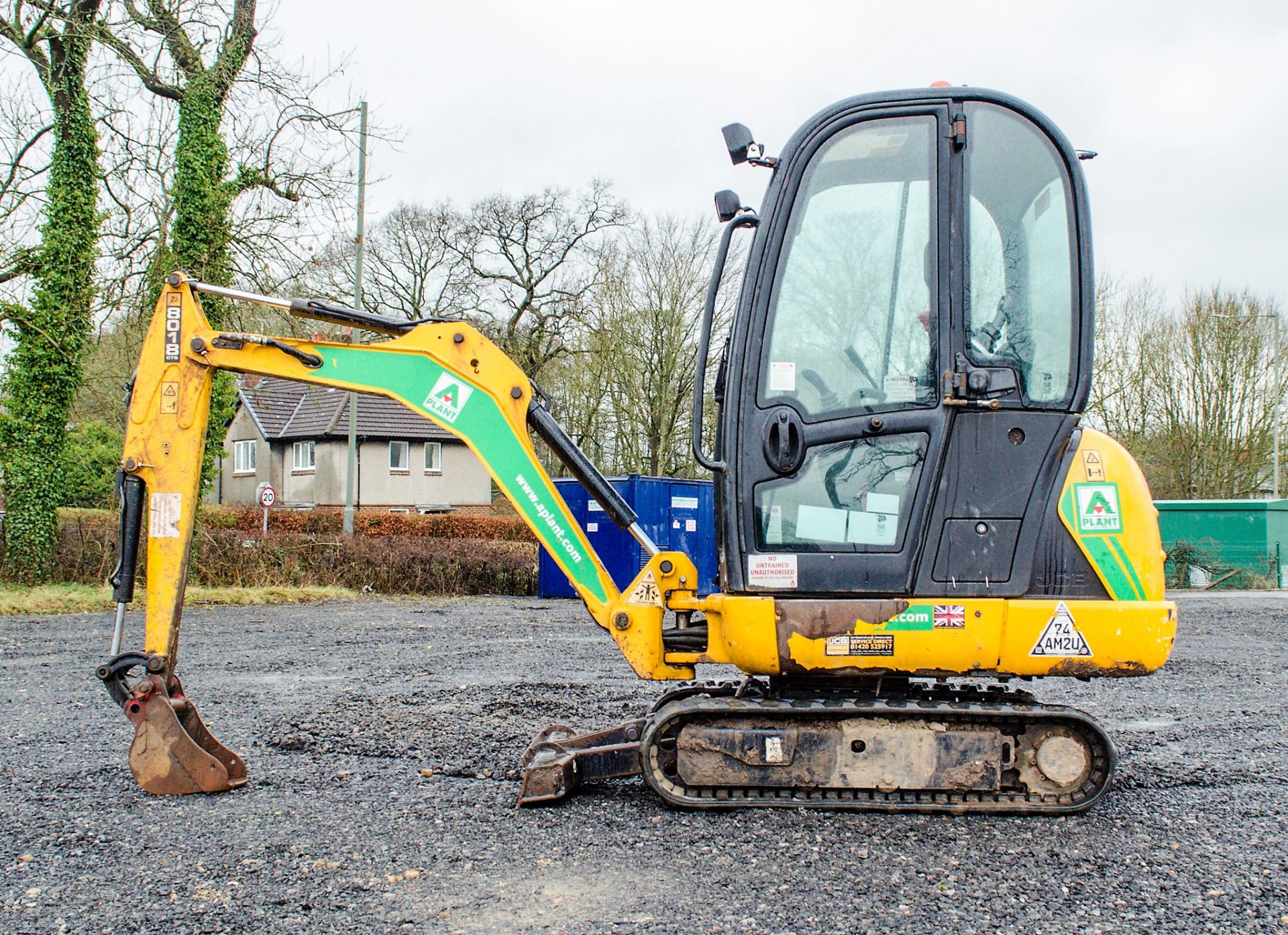 JCB 8018 CTS 1.5 tonne rubber tracked mini excavator Year: 2015 S/N: 2371787 Recorded Hours: 1228 - Image 6 of 19