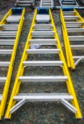 8 tread glass fibre framed step ladder A742900