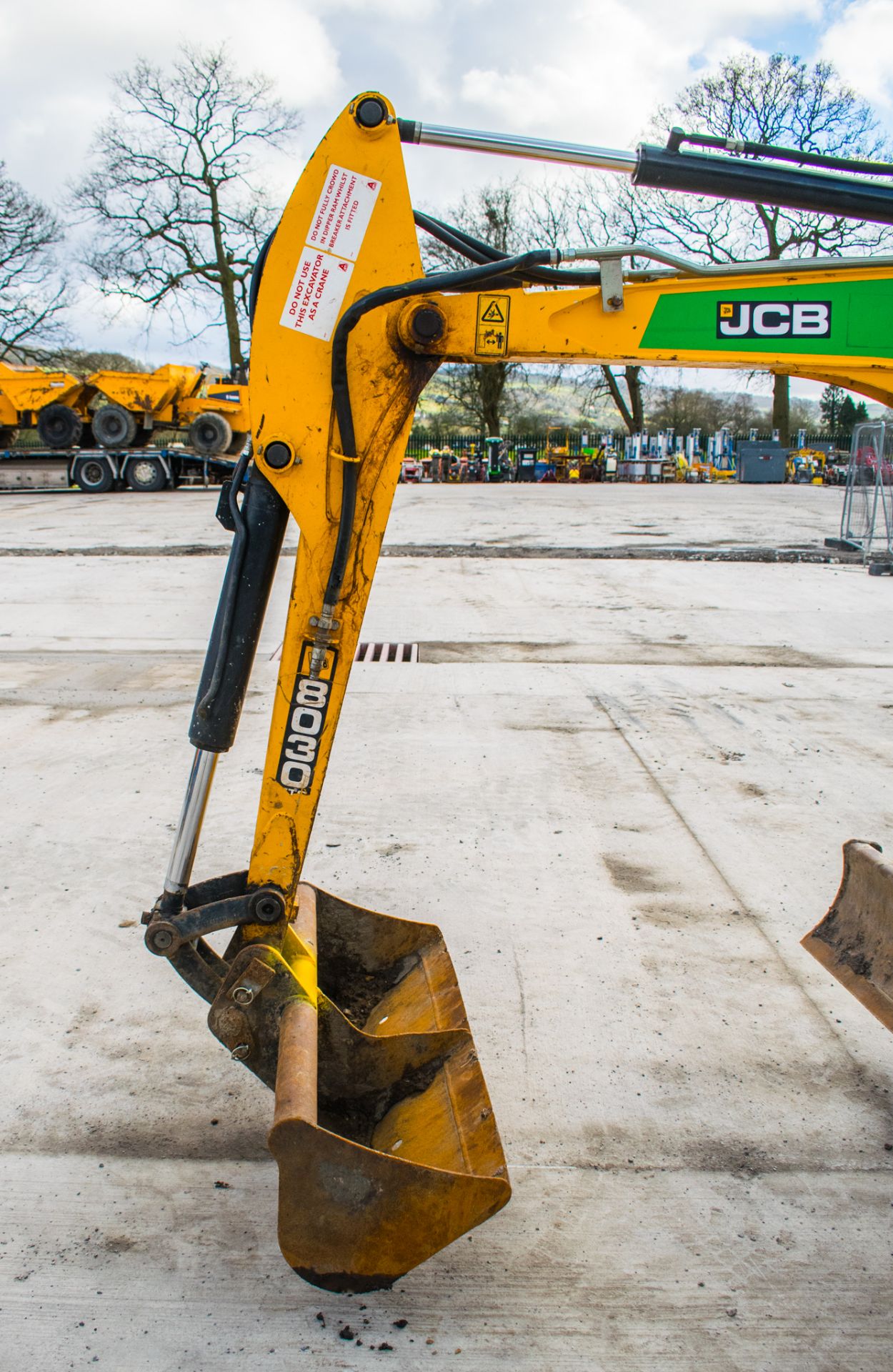 JCB 8030 ZTS 3 tonne rubber tracked excavator Year: 2015 S/N: 432332 Recorded Hours: blade, - Image 13 of 16