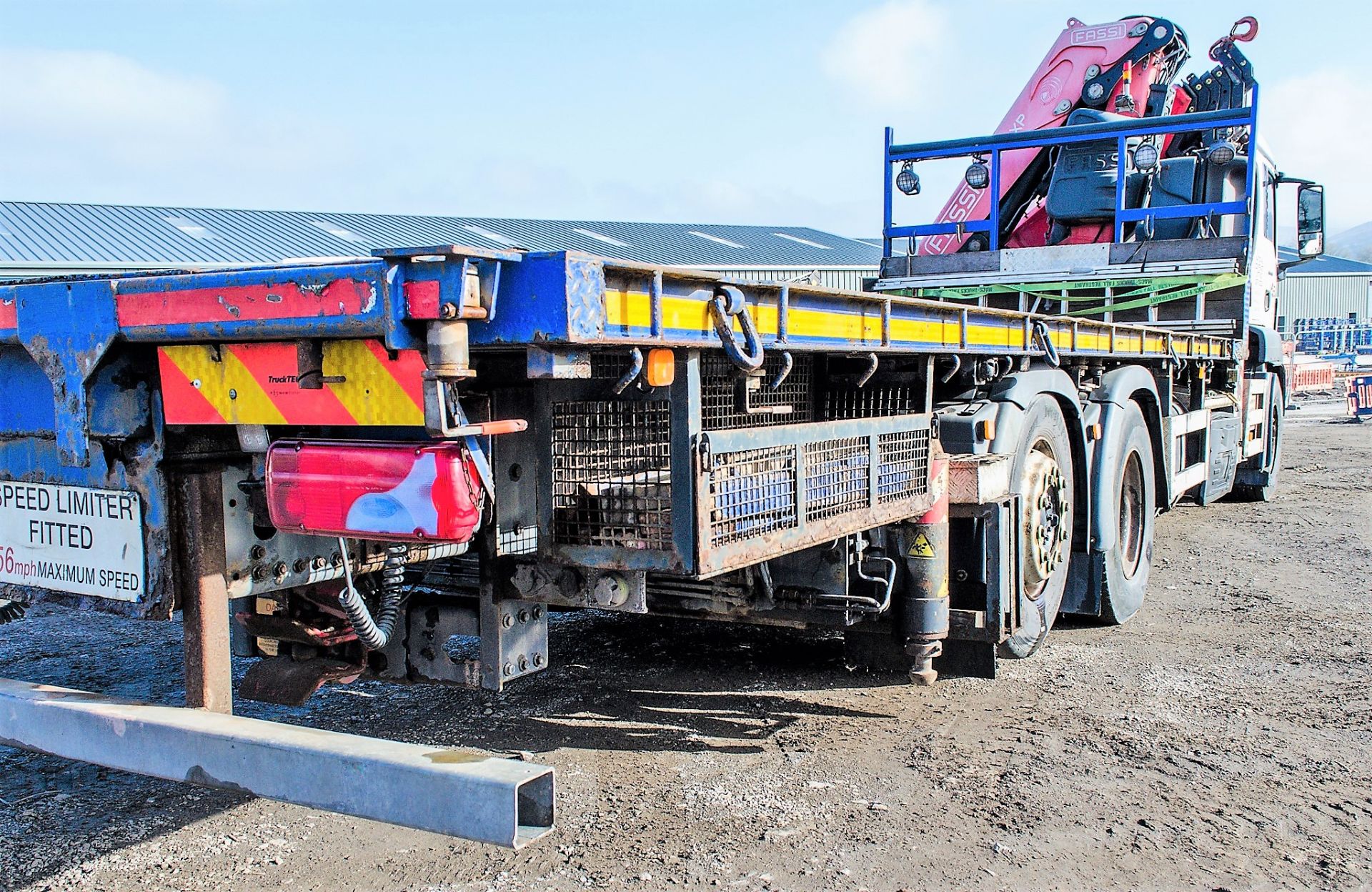 MAN TGS 26.440 26 tonne 6 wheel flat bed crane lorry Registration Number: NX11 UGR Date of - Image 12 of 24