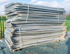 Approximately 70 heras fence panels BBCO