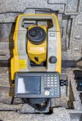 Topcon 05-105 total station c/w charger, 2 - batteries & carry case