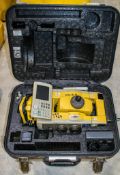 Topcon QS3A total station c/w charger, battery & carry case
