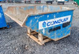 Conquip auto lock steel tipping skip A843710