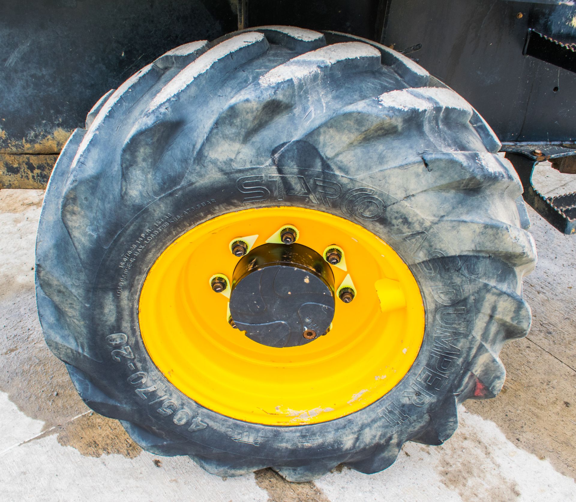 JCB 6 tonne swivel skip dumper Year: 2015 S/N: FRL8737 Recorded Hours: 1236 A680955 - Image 10 of 18