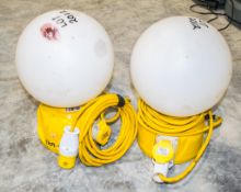 2 - 110v balloon lights