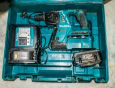 Makita BHR261 36v cordless SDS rotary hammer drill c/w charger, battery & carry case