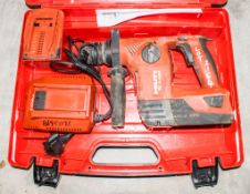 Hilti TE4-A22 22v cordless SDS rotary hammer drill c/w charger, 2 - batteries & carry case A695021