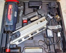 Max cordless nail gun c/w charger, 2 - batteries & carry case