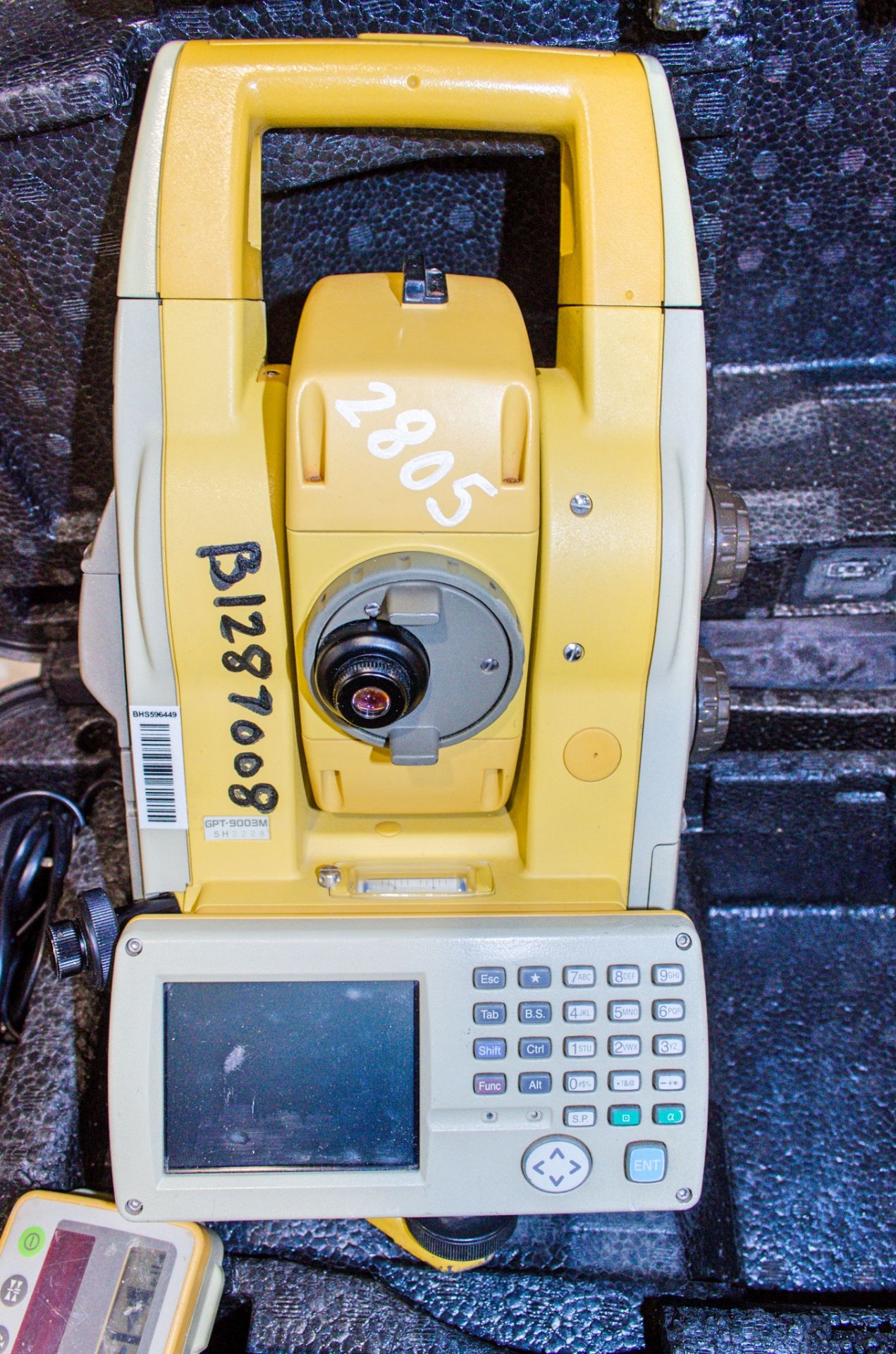 Topcon GPT 9003M total station c/w charger, battery - Image 2 of 3
