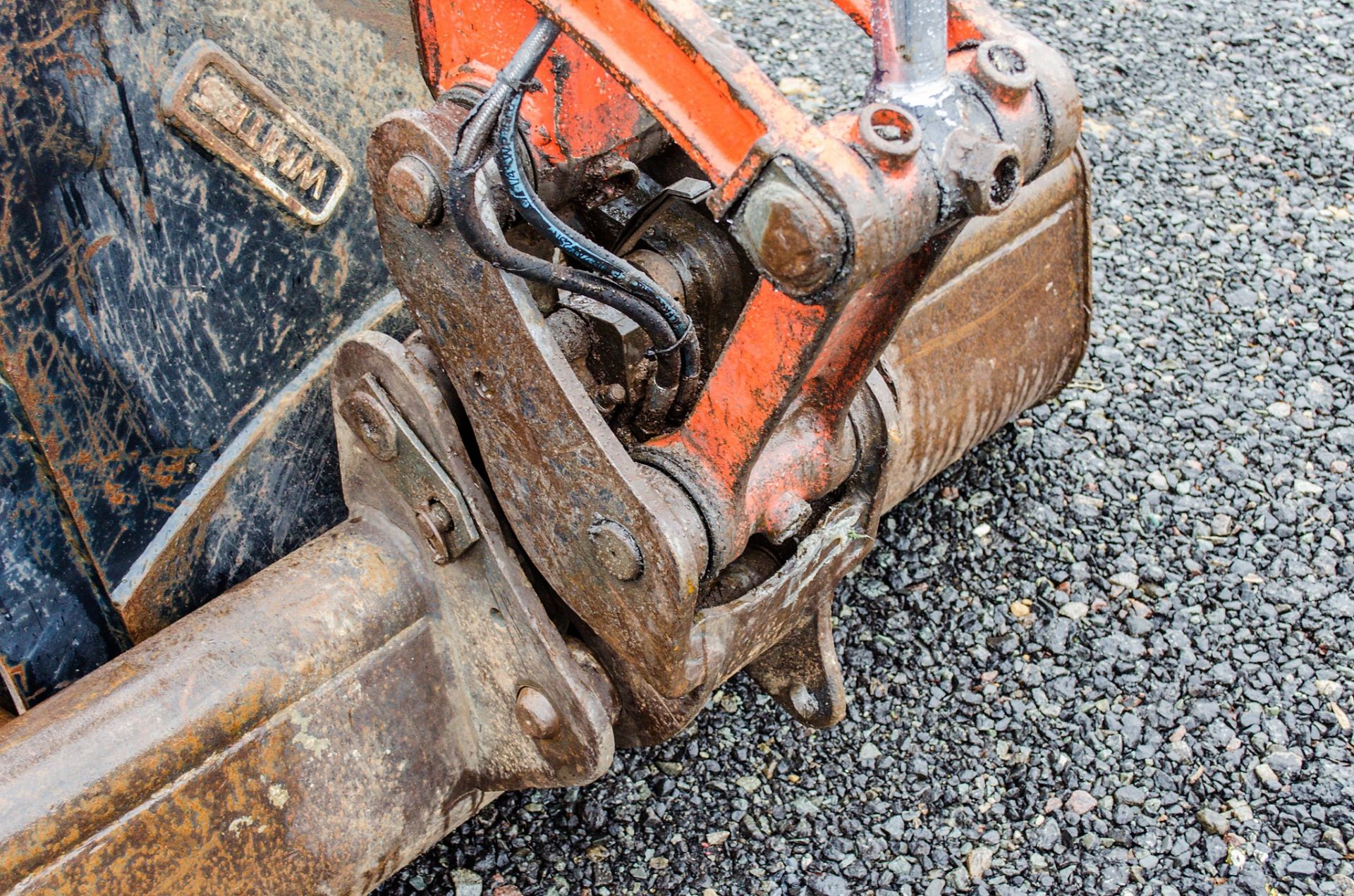 Kubota U48-4 4.8 tonne rubber tracked excavator Year: 2012 S/N: 51320 Recorded Hours: 4565 blade, - Image 14 of 22