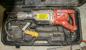 Milwaukee 110v breaker c/w carry case