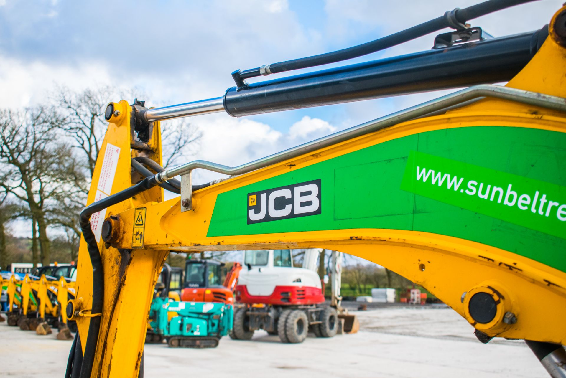 JCB 8030 ZTS 3 tonne rubber tracked excavator Year: 2015 S/N: 432332 Recorded Hours: blade, - Image 12 of 16