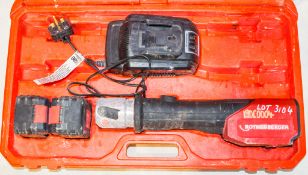 Rothenberger Romax 3000 cordless pipe press machine c/w charger, 2 - batteries & carry case