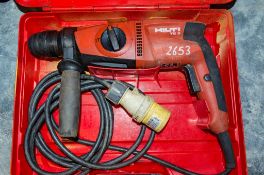 Hilti TE2 110v SDS hammer drill c/w carry case