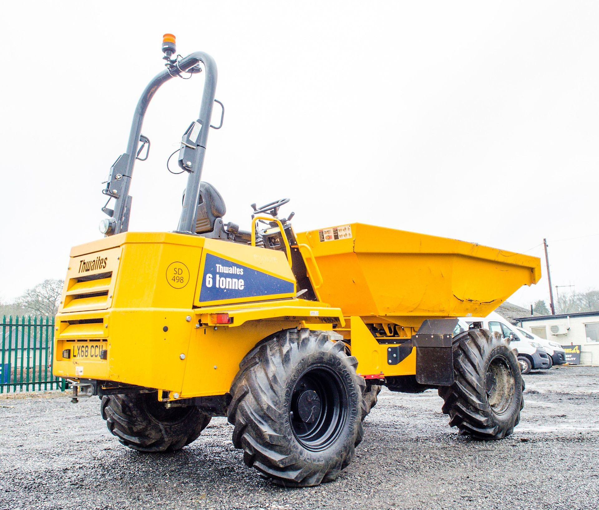 Thwaites 6 tonne swivel skip dumper Year: 2018 S/N: 3E3950 Recorded Hours: 705 - Image 4 of 21