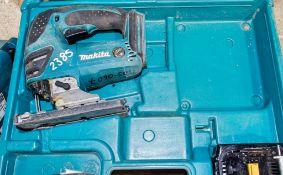 Makita BJV180 18v cordless jigsaw c/w battery & carry case ** No charger **