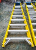 8 tread glass fibre framed step ladder A702775