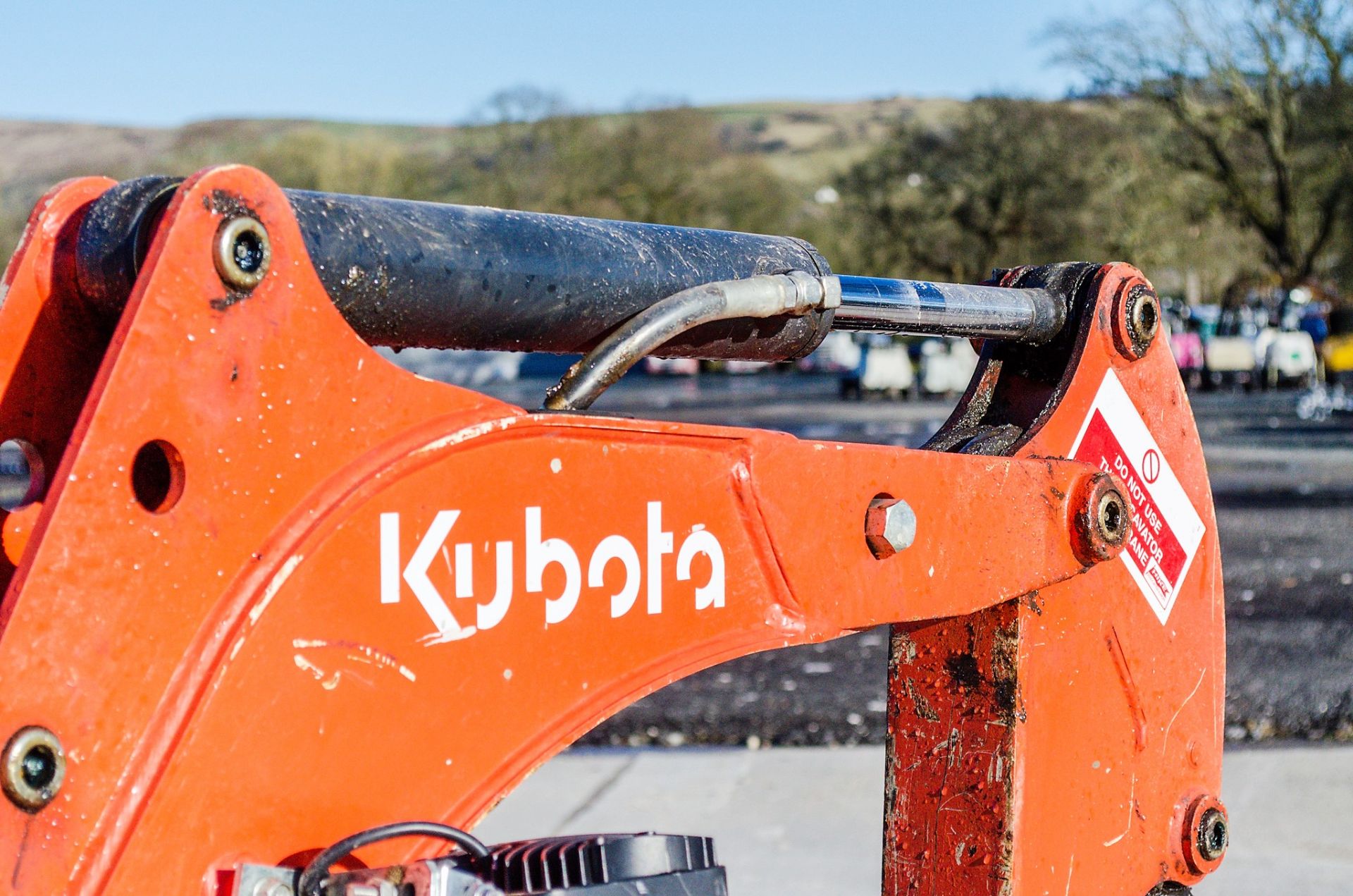 Kubota K008-3 0.8 tonne rubber tracked micro excavator Year: 2017 S/N: 29572 Recorded Hours: 732 - Bild 15 aus 19
