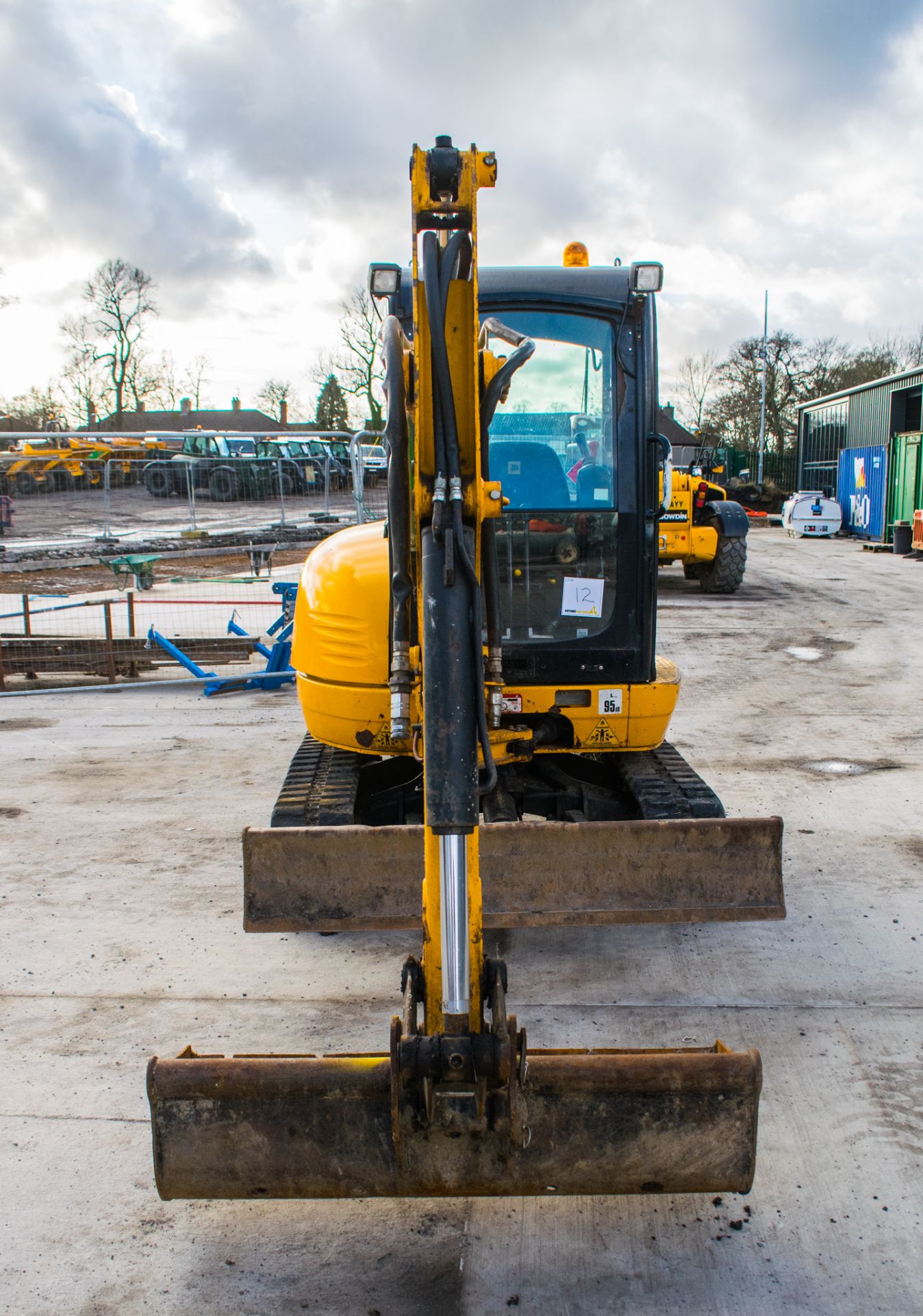 JCB 8030 ZTS 3 tonne rubber tracked excavator Year: 2015 S/N: 432332 Recorded Hours: blade, - Image 5 of 16