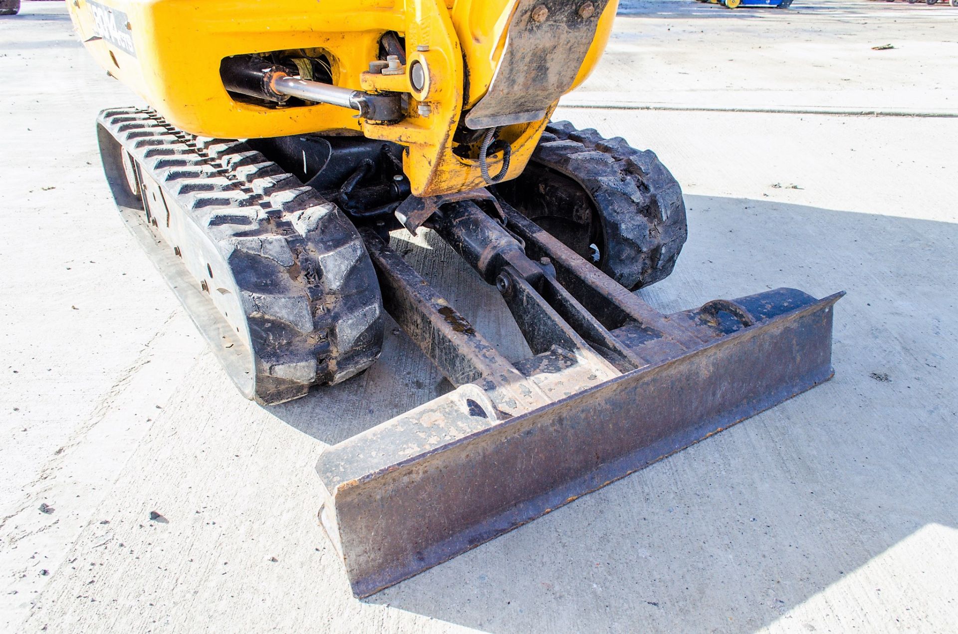 JCB 801.4 CTS 1.5 tonne rubber tracked mini excavator Year: 2014 S/N 2070320 Recorded Hours: 863 - Image 11 of 20