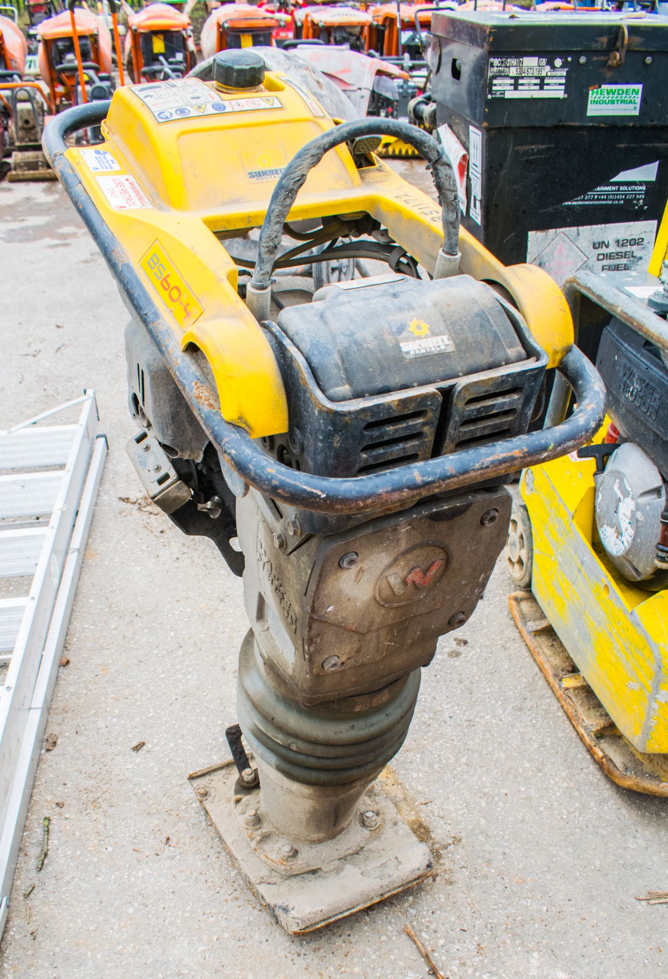 Wacker Neuson BS60-4 petrol driven trench compactor A851172