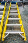 8 tread glass fibre framed step ladder A673923