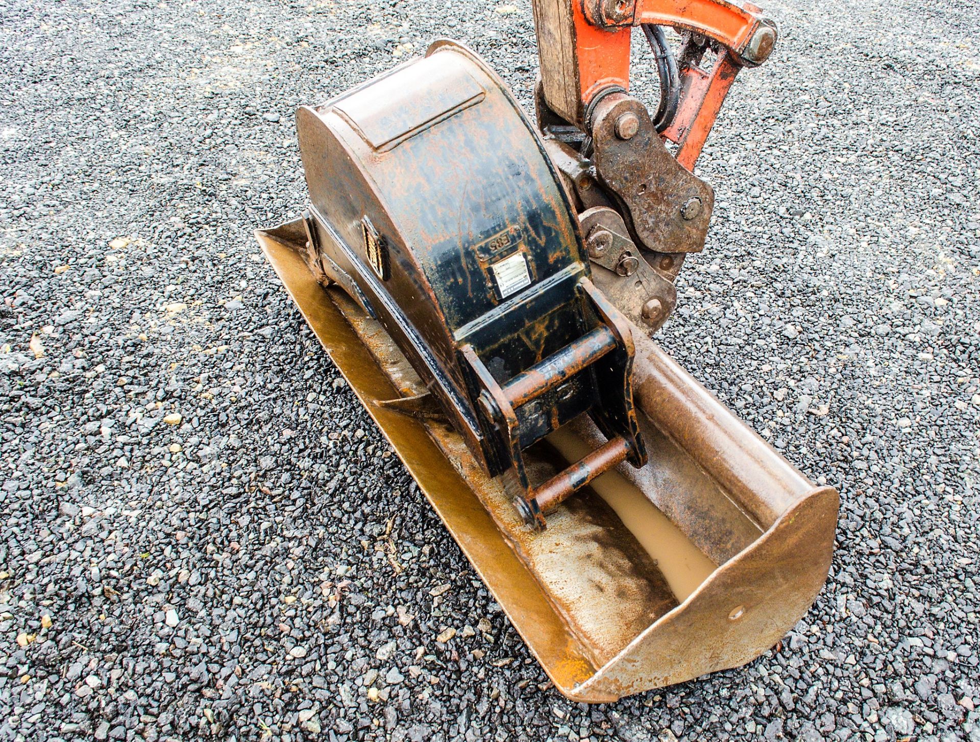 Kubota U48-4 4.8 tonne rubber tracked excavator Year: 2012 S/N: 51320 Recorded Hours: 4565 blade, - Image 13 of 22