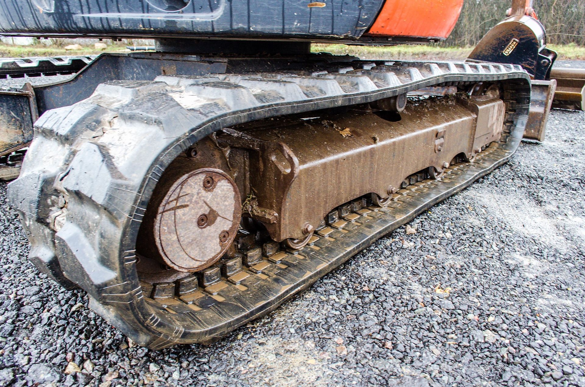 Kubota U48-4 4.8 tonne rubber tracked excavator Year: 2012 S/N: 51320 Recorded Hours: 4565 blade, - Image 10 of 22