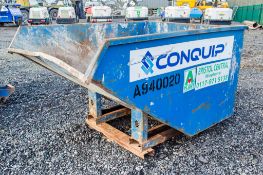 Conquip auto lock steel tipping skip A940020