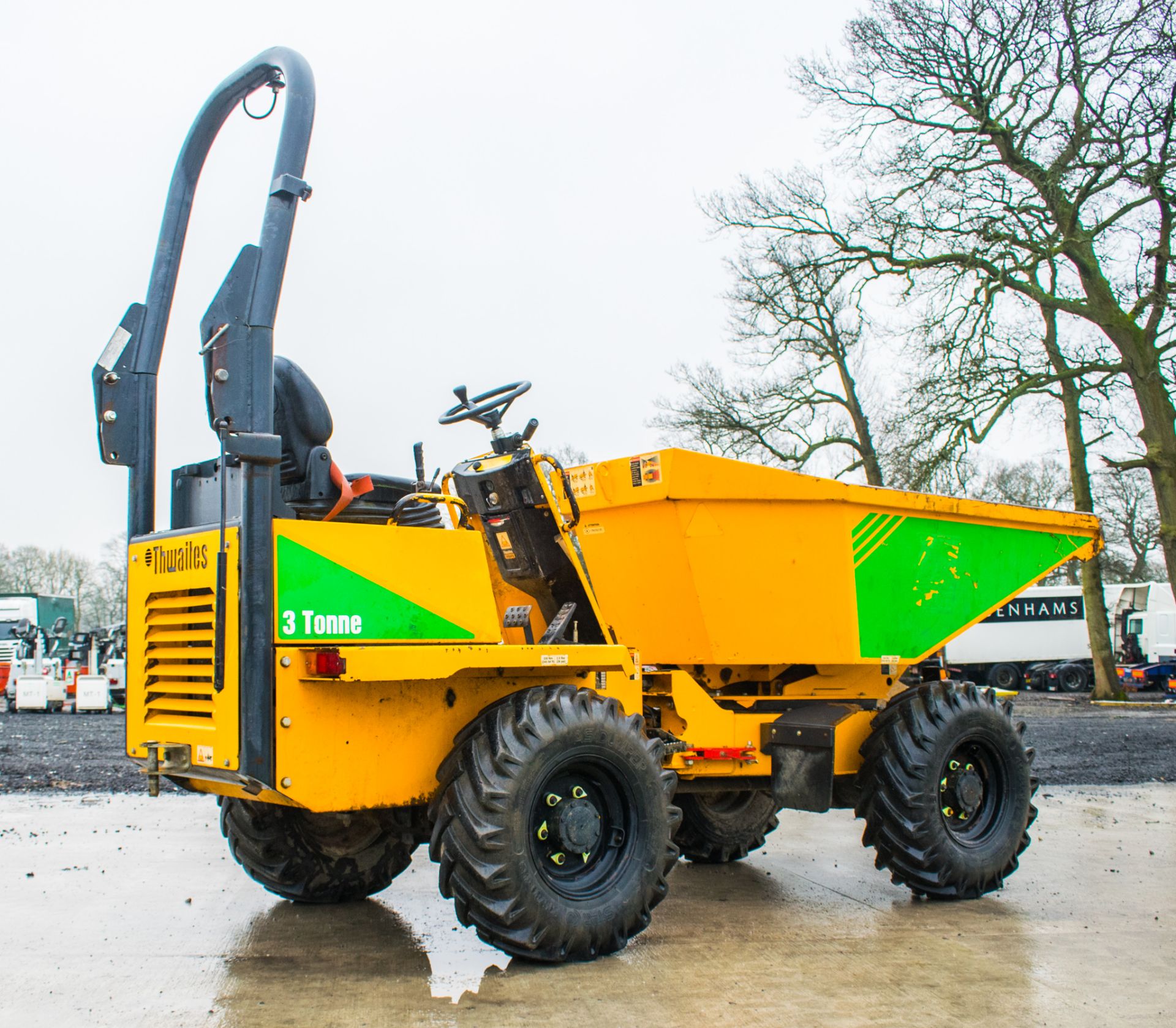 Thwaites 3 tonne swivel skip dumper  Year: 2014 S/N: C9911 Recorded Hours: 364 A642746 - Image 3 of 17