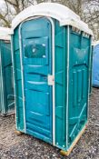 Plastic portable toilet