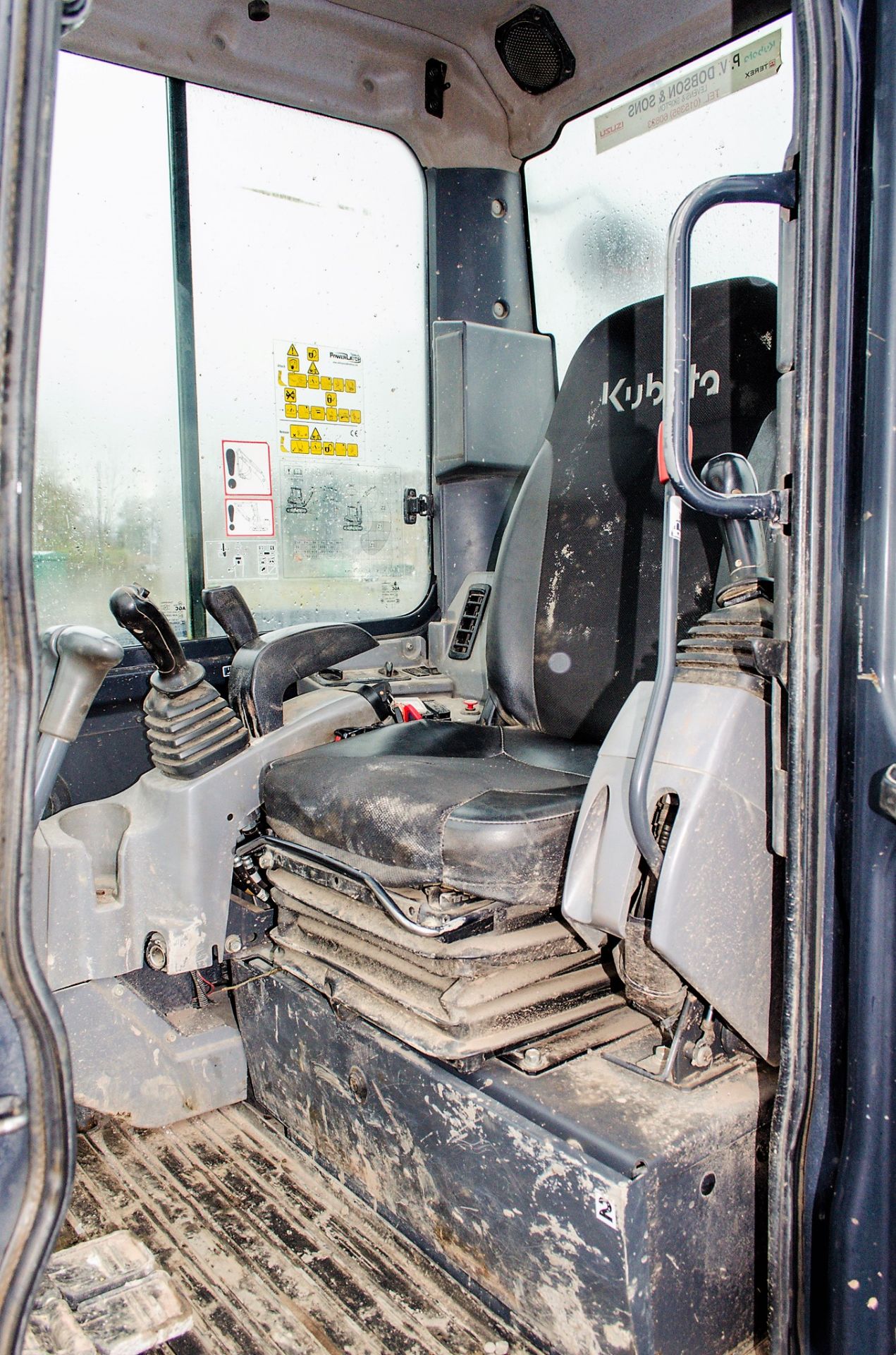 Kubota U48-4 4.8 tonne rubber tracked excavator Year: 2012 S/N: 51320 Recorded Hours: 4565 blade, - Bild 19 aus 22