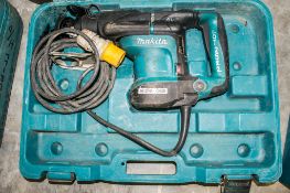 Makita HR3210C 110v SDS rotary hammer drill c/w carry case ** In disrepair **