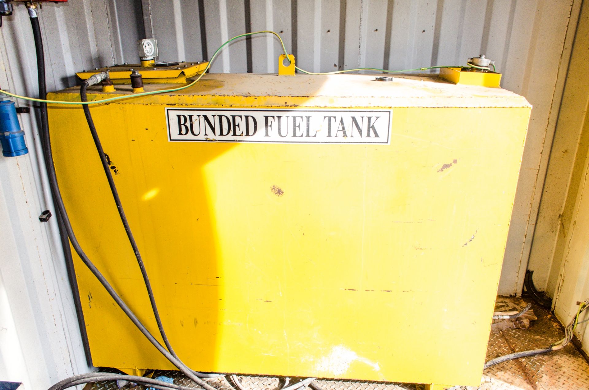 10 ft x 8 ft generator store c/w bunded fuel tank & distribution board - Image 4 of 5