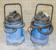 2 - Numatic 110v vacuum cleaners