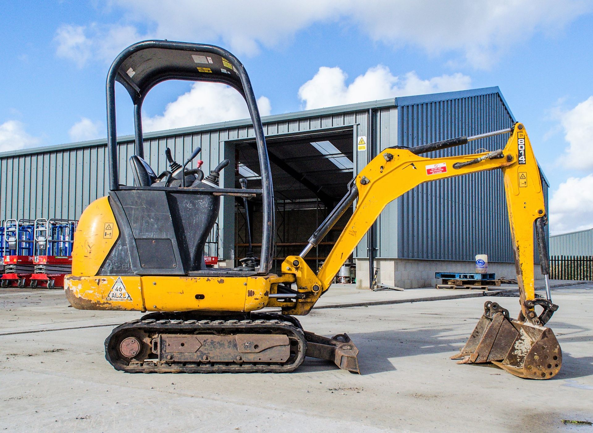 JCB 801.4 CTS 1.5 tonne rubber tracked mini excavator Year: 2015 S/N 2076491 Recorded Hours: 2075 - Bild 7 aus 20